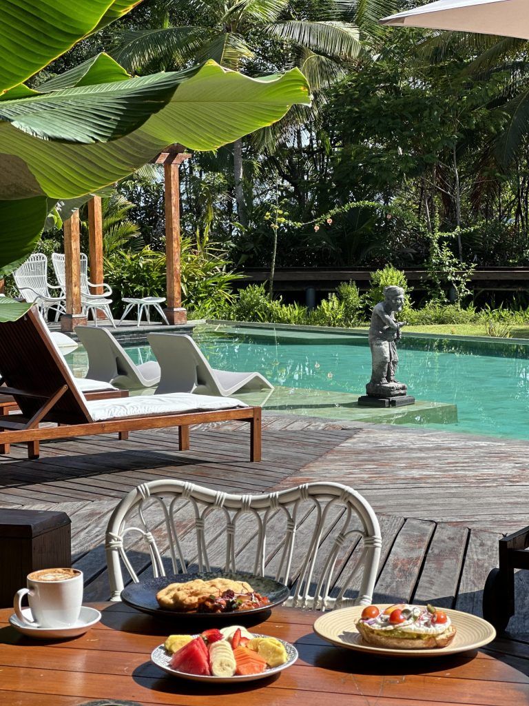 The pool at the Coral Cafe at NayaraBocas del Toro.