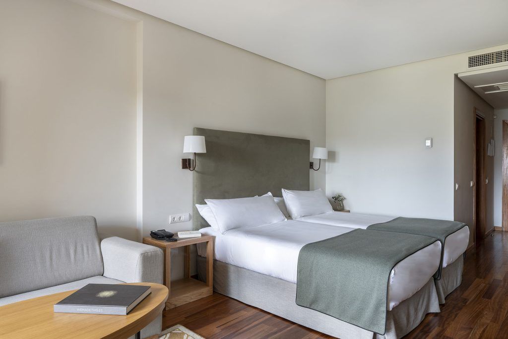One of the rooms at the Parador Ronda Hotel.