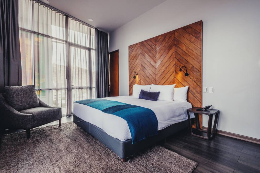 Luxury suite in Hotel Atix in La Paz in Bolivia