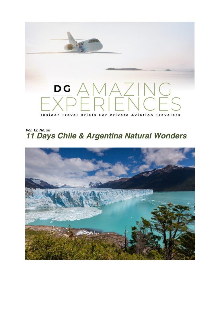 Doug Goulan shares Blue Parallel's private jet itinerary to Argentina